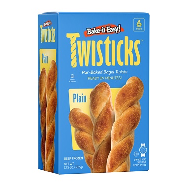 Par-Baked Bagel  - B/EASY TWISTICKS PLAIN